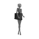 Enrico Benetti shopper kabelka 78019 black