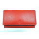 Krol 7051 červená peněženka s kovovým rámečkem