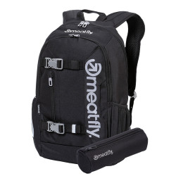 Batoh Meatfly Basejumper, Black, 22 L + PENÁL ZDARMA