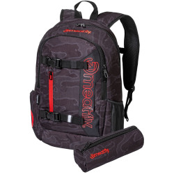 Batoh Meatfly Basejumper, Morph Black, 22 L + PENÁL ZDARMA