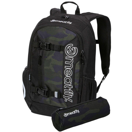 Batoh Meatfly Basejumper, Rampage Camo/Black, 22 L + PENÁL ZDARMA