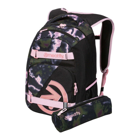 Batoh Meatfly Exile, Storm Camo Pink 24 L + PENÁL ZDARMA