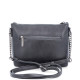 Elegantní crossbody kabelka Le Sands 7708 tm.šedá