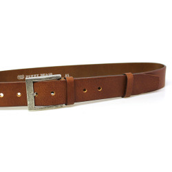 Opasek kožený Belts 502-R42 sv.hnědý