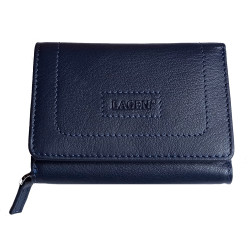 Dámská kožená luxusní peněženka Lagen BLC/4373/419 navy blue