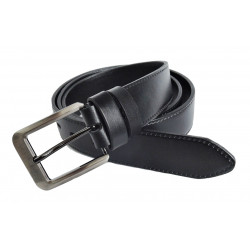 Pánský luxusní kožený společenský opasek Penny Belts 35-020-7 černý