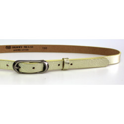 Opasek dámský kožený Penny Belts 20-175-173 ZLATÝ METAL