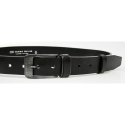 Opasek kožený Penny Belts 02-60HLKOV černý