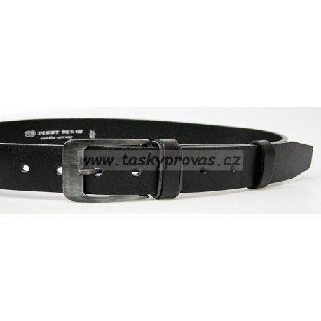 Opasek kožený Penny Belts 02-60HLKOV černý