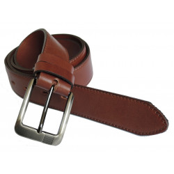 Pánský luxusní kožený společenský opasek Penny Belts 35-020-7-48 hnědý