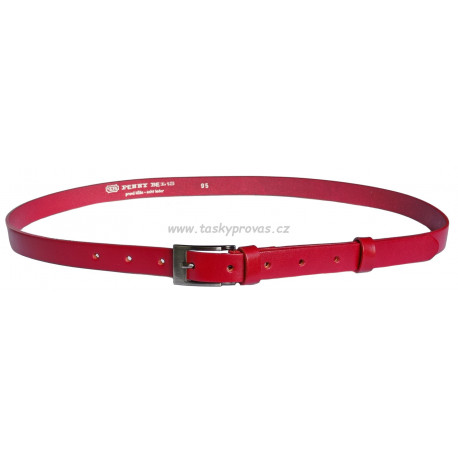 Opasek dámský kožený Penny Belts 20-183-93 červený