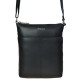 Kožená malá kabelka Crossbody Segali SG-7001 black