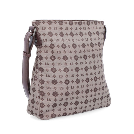 Elegantní crossbody kabelka Le Sands 4227 hnědá